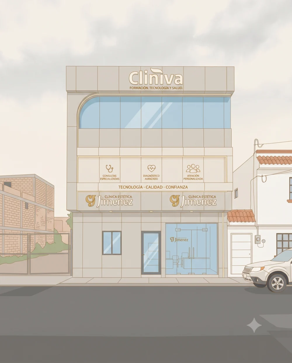 Fachada de Cliniva · Clínica Estética Jimenez, Santo Domingo
